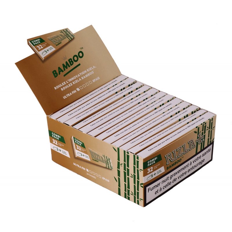 Rizla King Slim Bamboo Combi  x 32