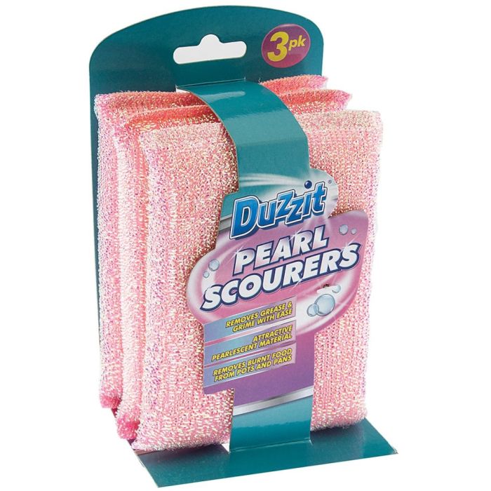Duzzit Pearl Scourers 3pk