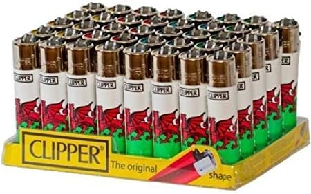 Clipper Lighters Welsh Print 40s