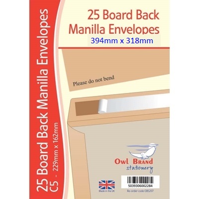 25 Boardback Man Env 394x318Mm