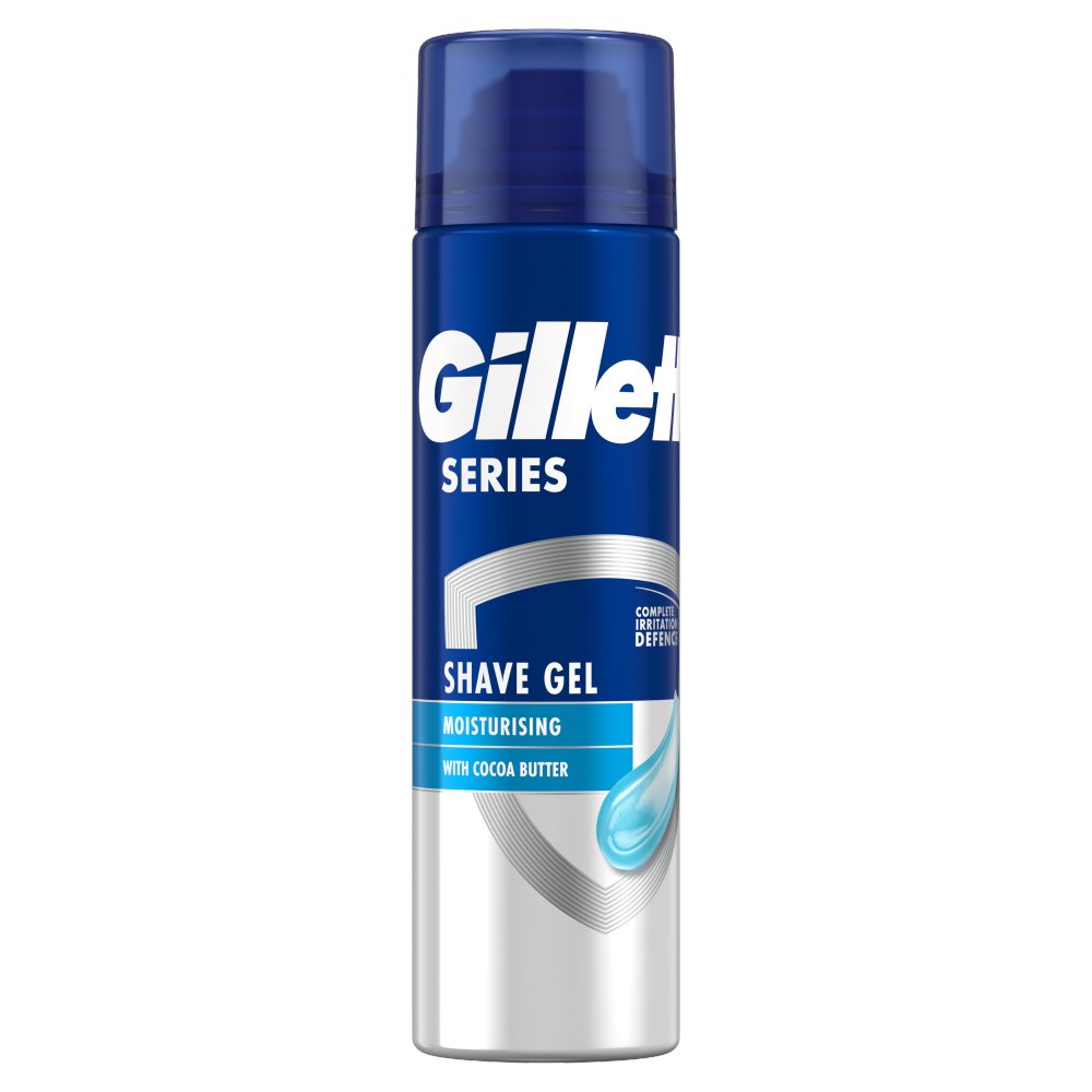 Gillette Shave Gel 200ml x 6 - Moisturising