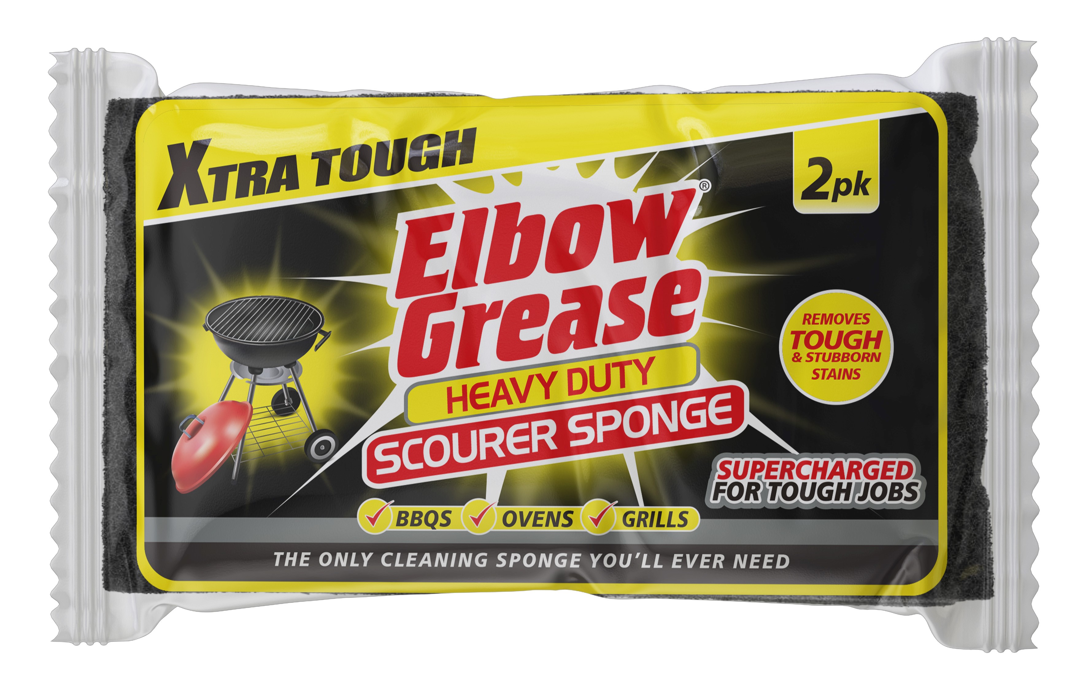 Elbow Grease Heavy Scourer Sponge 2pk