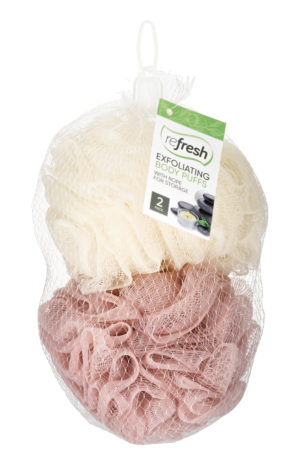 Refresh 2pk Exfoliating Body Puffs