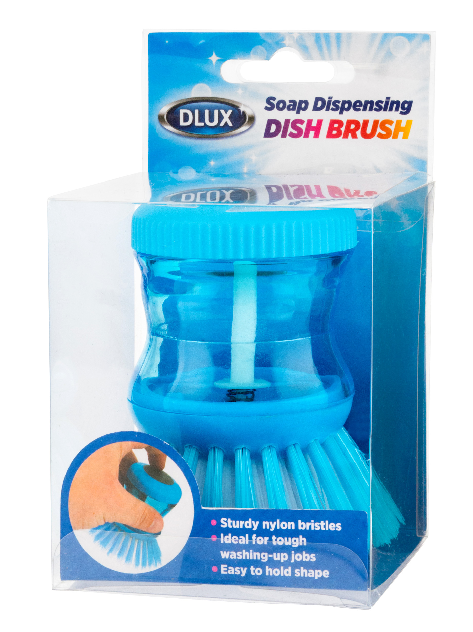 DLux Soap Dispensing Dish Brush