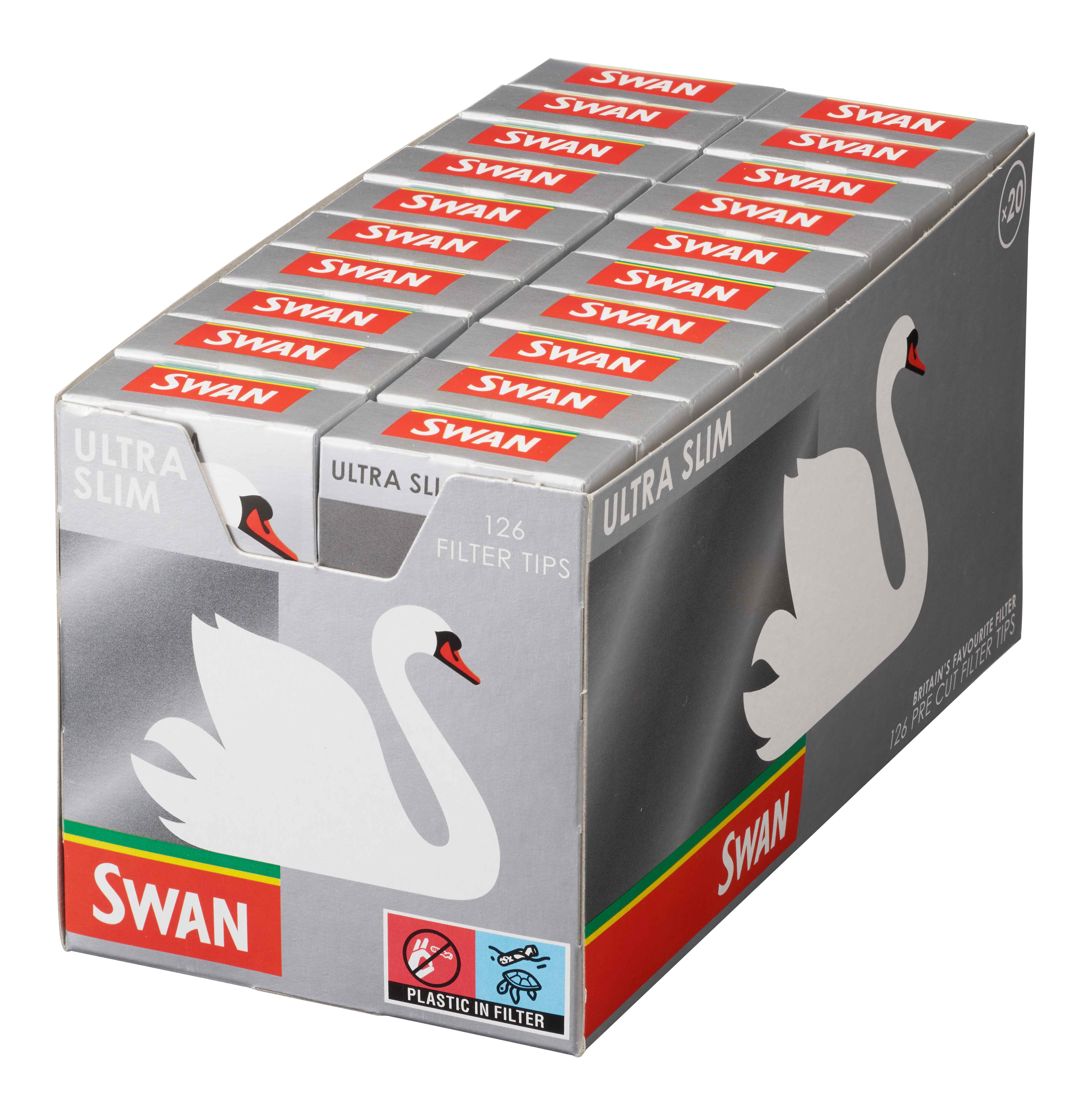 Swan Ultra Slim Filter Tips x 20s