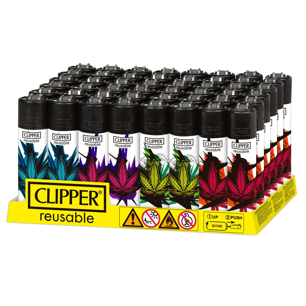 Clipper Lighters x 48 - Urban Weed 3