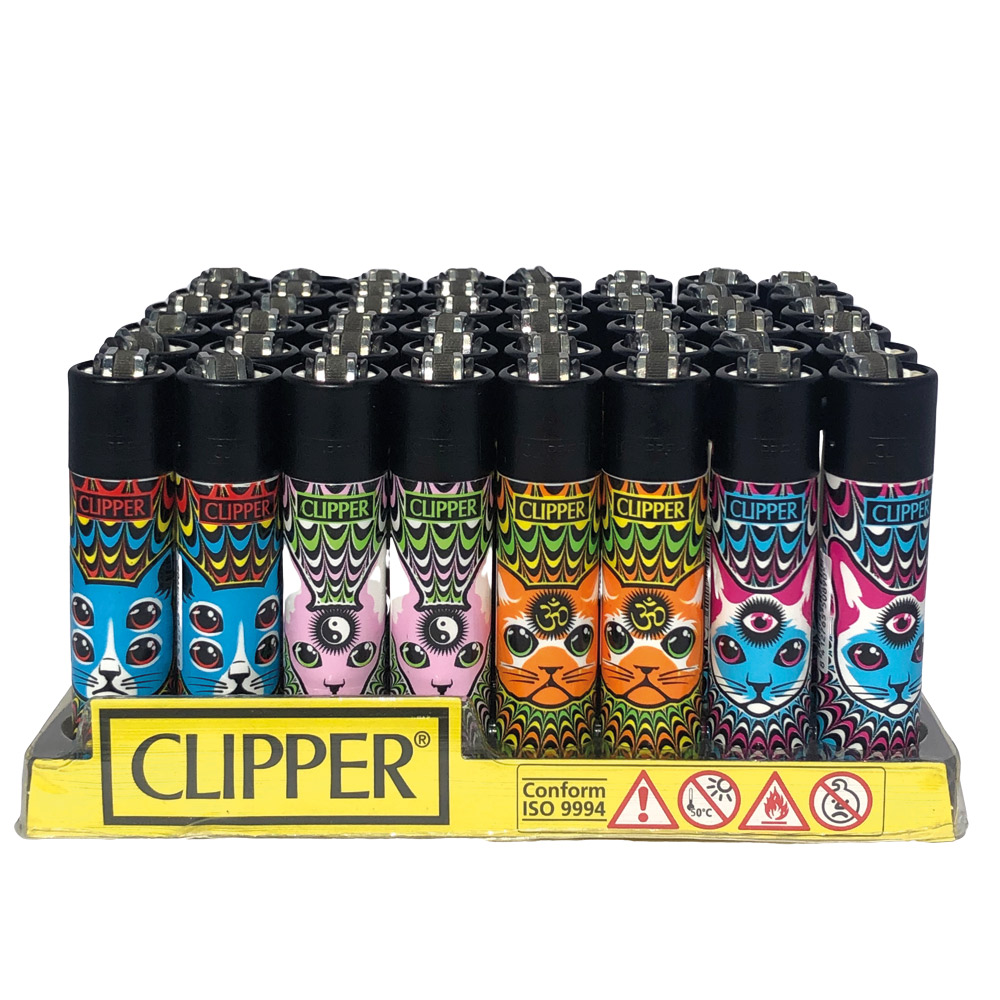 Clipper Lighters x 48 - Pussy Cats