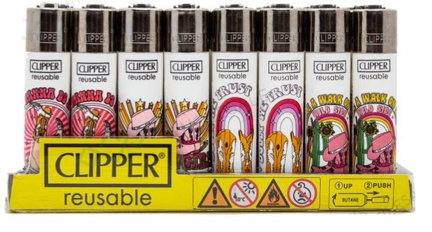 Clipper Lighters x 48 - Desert Life 2