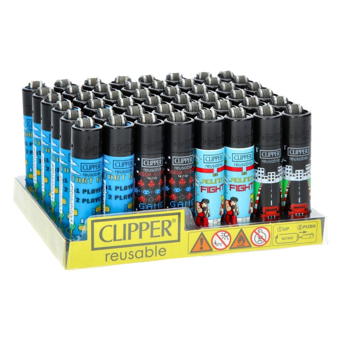 Clipper Lighters x 48 - Video Universe