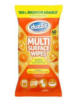 Duzzit Multi Surface Wipes 60pk
