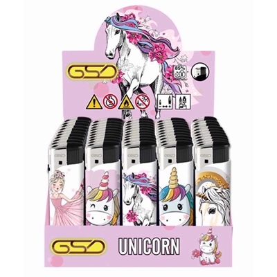 GSD Unicorn Electronic Lighter 50pk
