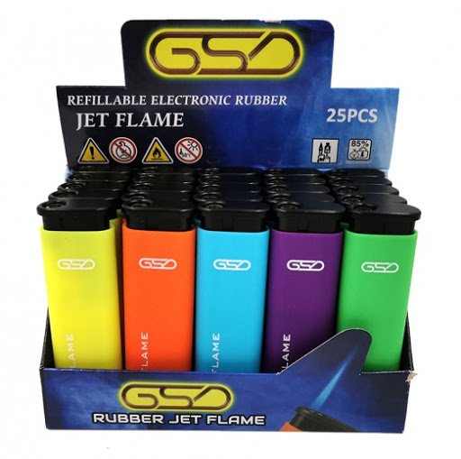 GSD Windproof Soft Rubber Lighter 25pk