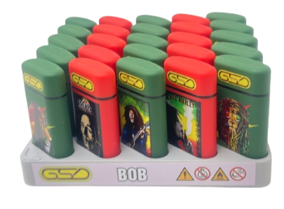 GSD Bob Retro Refillable Lighter x 25