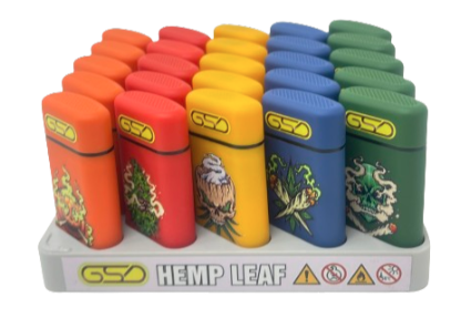 GSD Leaf Retro Refillable Lighter x 25
