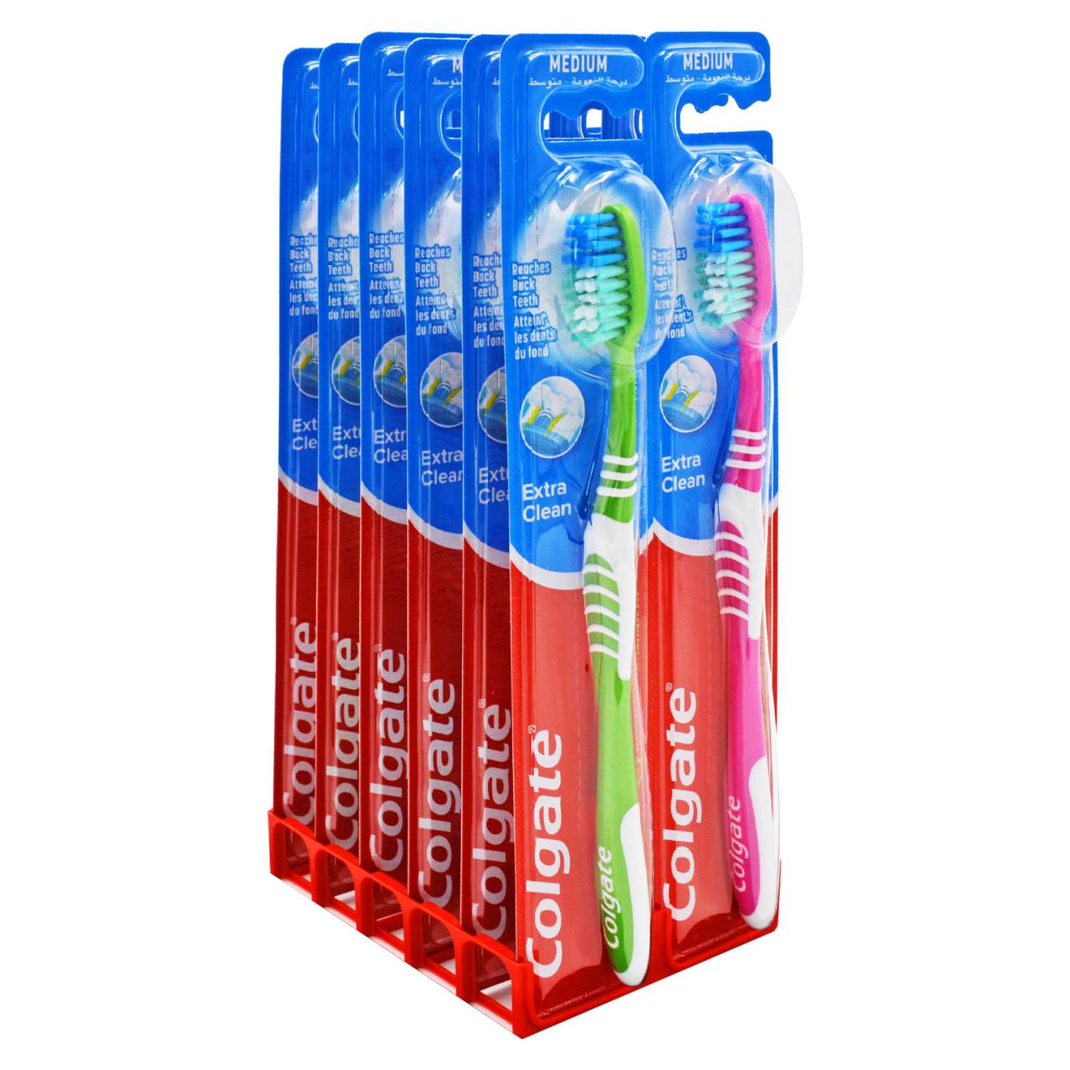 Colgate Extra Clean Toothbrush x 12