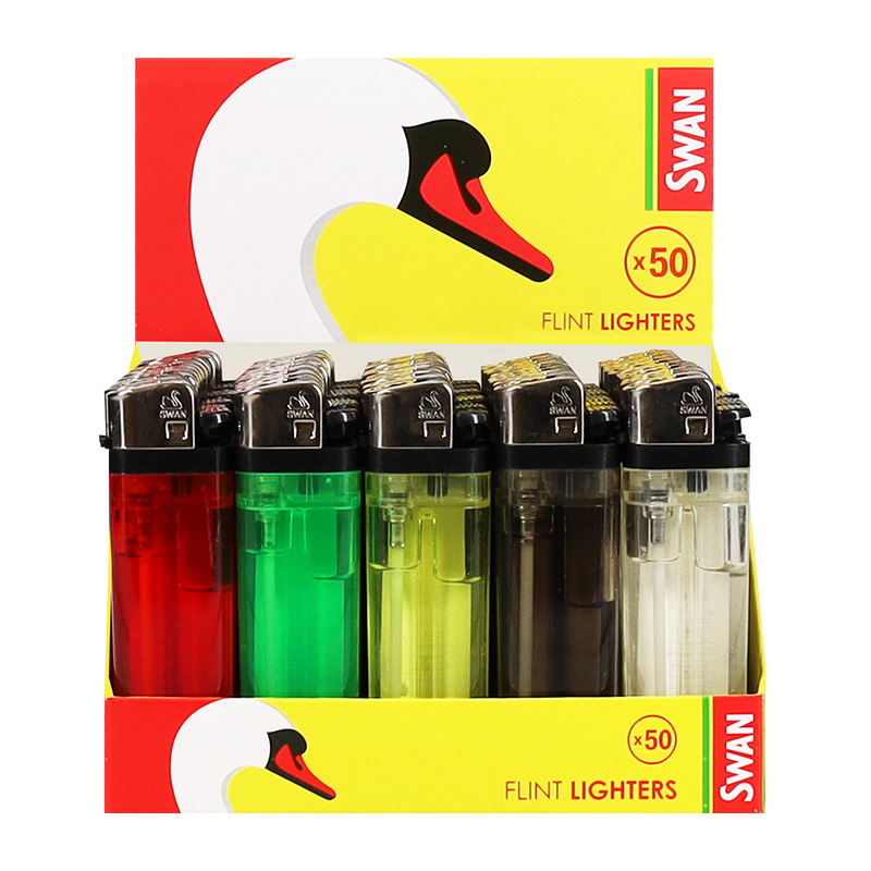 Swan Lighter 50pk Disposable Flint