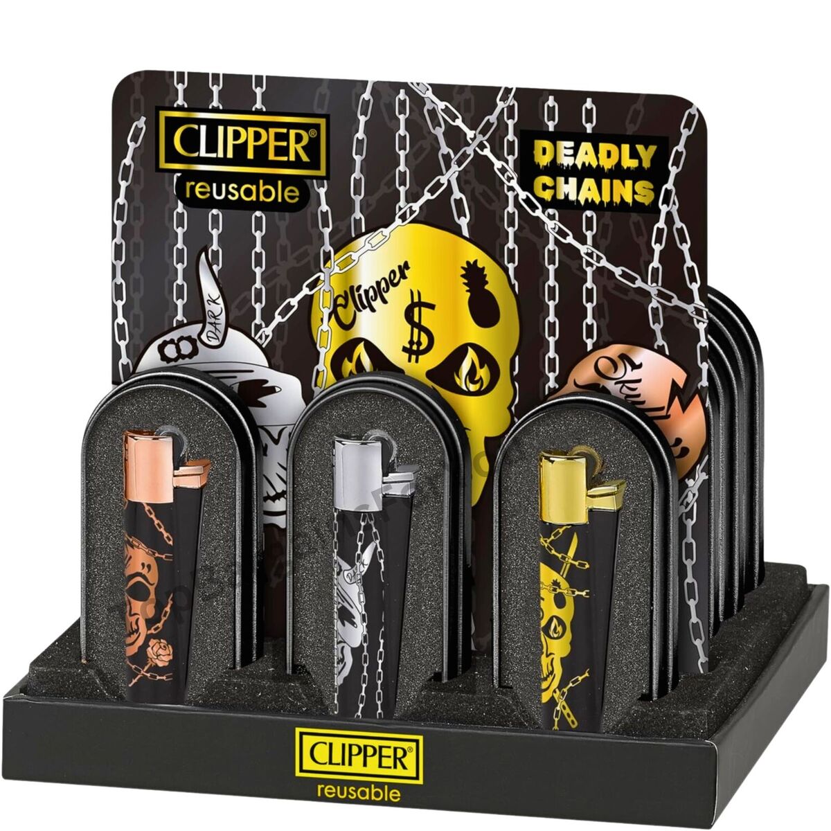 Clipper Metal Flint - Deadly Chains