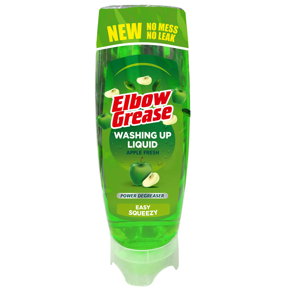 Elbow Grease Stand Up Washing Up 450ml x 12 - Apple