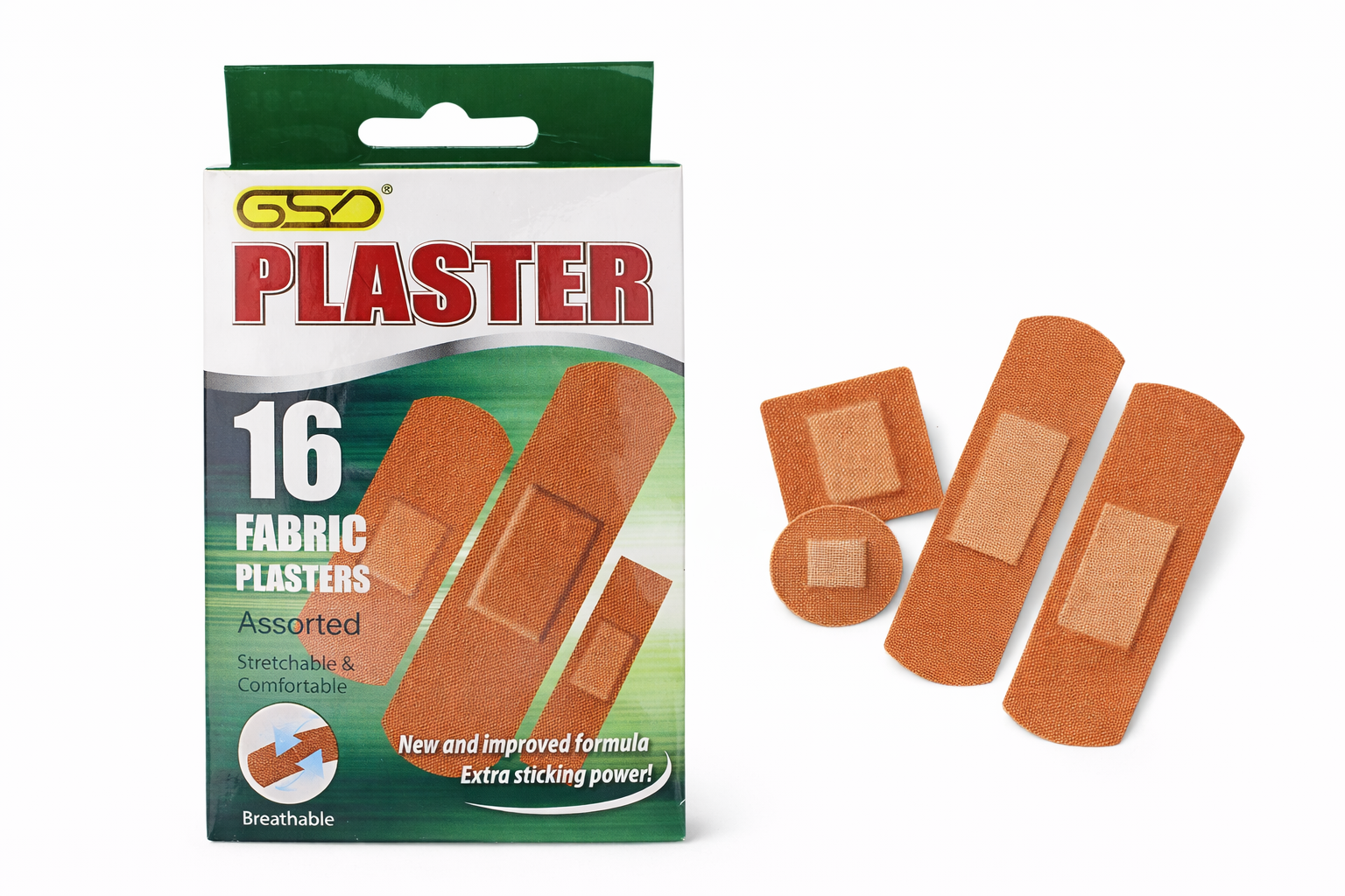 GSD 16 Washproof-Fabric Plasters