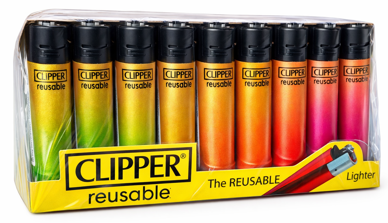 Clipper Lighters Gold Grad 40s