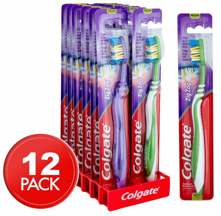 Colgate Toothbrush 12 pk - Zig-Zag