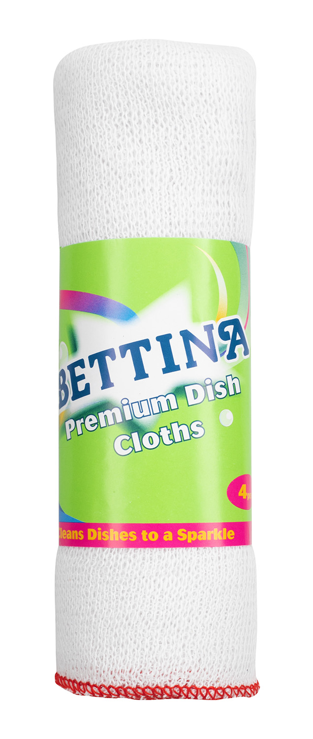 Bettina 4pk Dishcloths 4pc x 10