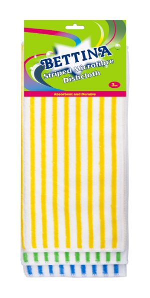 Bettina Striped Microfibre Dishcloth