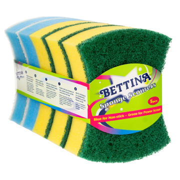 Bettina Butterfly Sponge Scourer 4pc